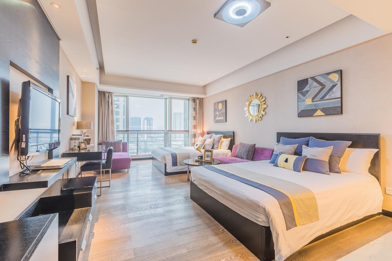 Binjiang Starlight Public Pavilion Hotel Apartment Hangzhou Buitenkant foto
