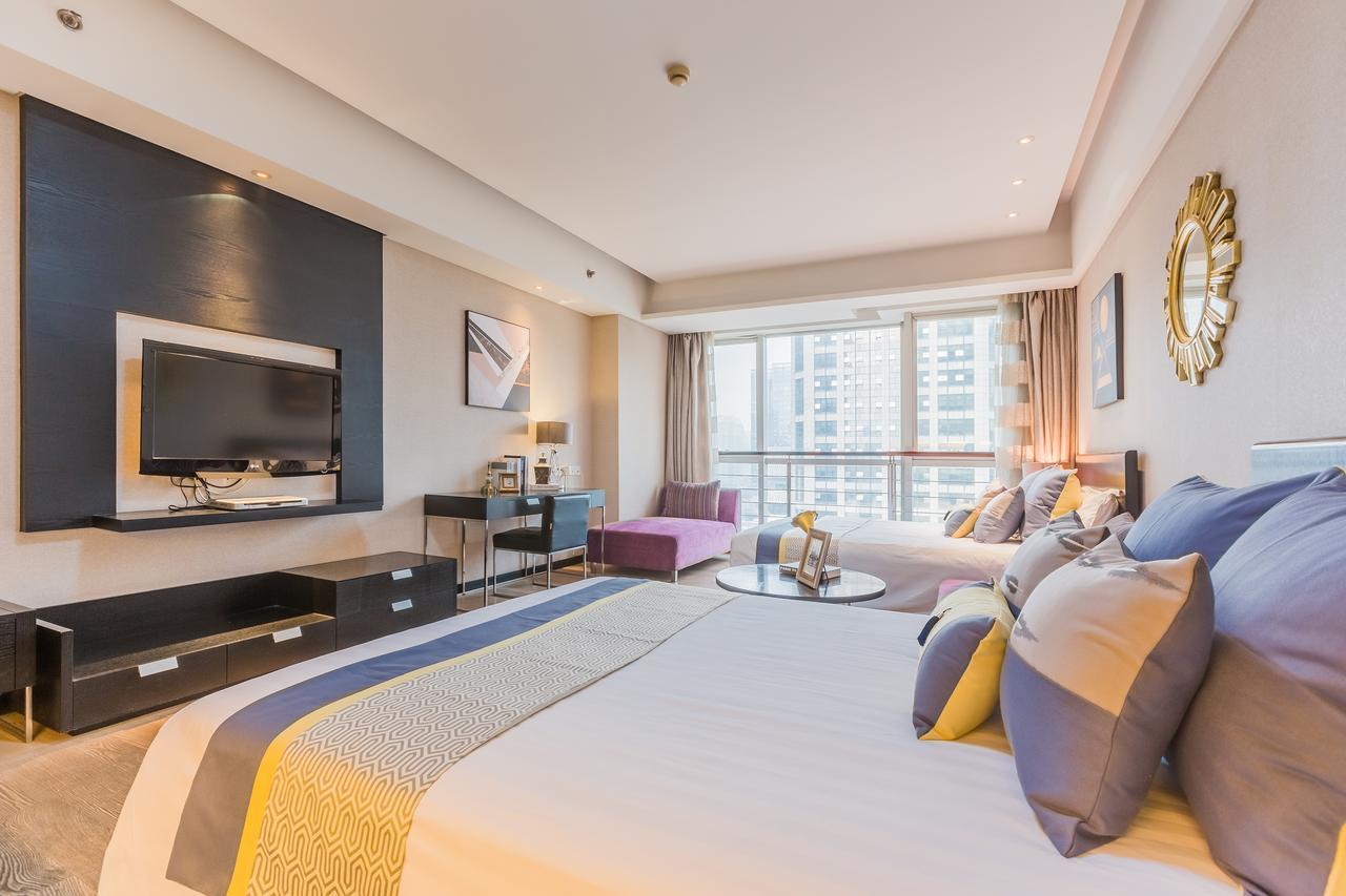 Binjiang Starlight Public Pavilion Hotel Apartment Hangzhou Buitenkant foto