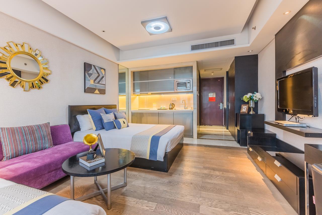 Binjiang Starlight Public Pavilion Hotel Apartment Hangzhou Buitenkant foto