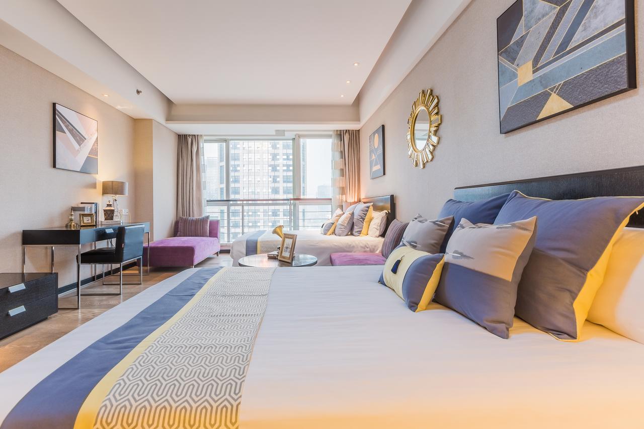 Binjiang Starlight Public Pavilion Hotel Apartment Hangzhou Buitenkant foto
