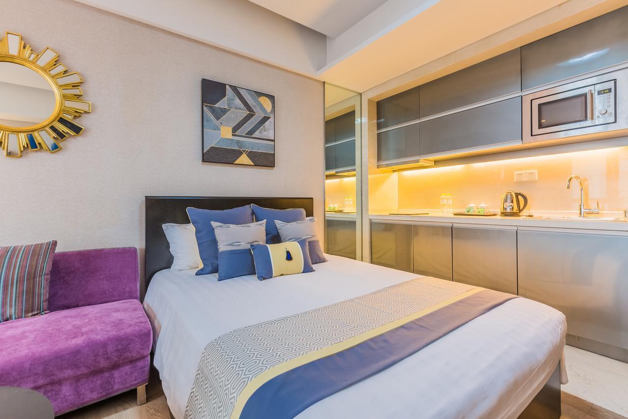Binjiang Starlight Public Pavilion Hotel Apartment Hangzhou Buitenkant foto