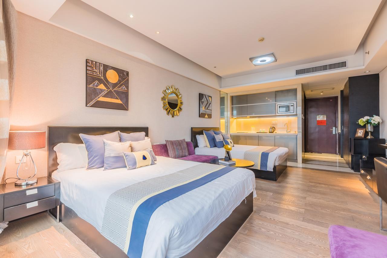 Binjiang Starlight Public Pavilion Hotel Apartment Hangzhou Buitenkant foto