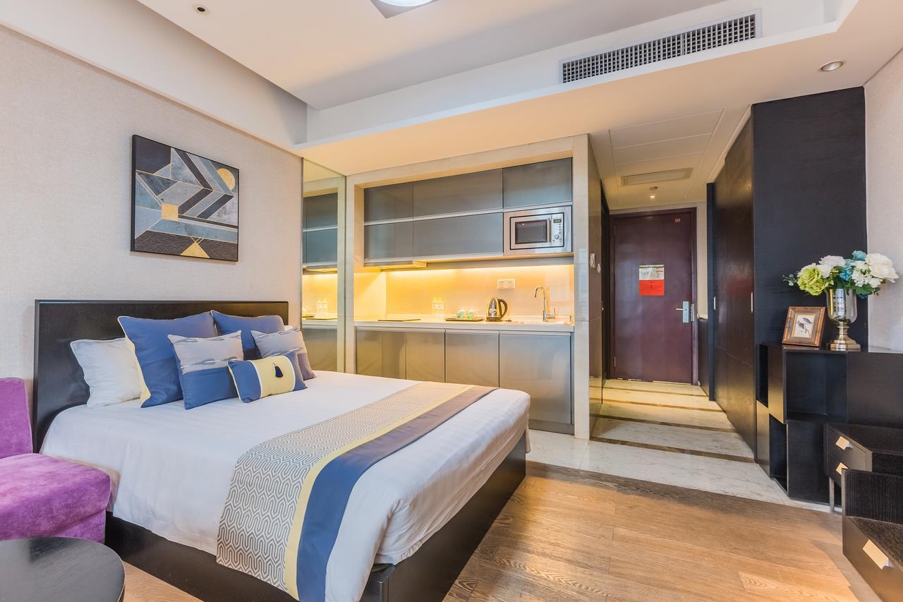 Binjiang Starlight Public Pavilion Hotel Apartment Hangzhou Buitenkant foto