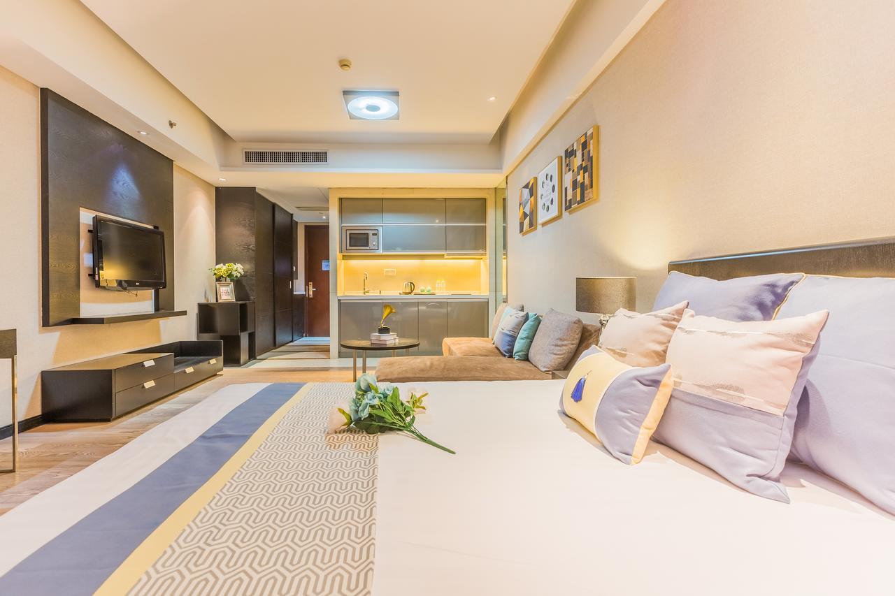 Binjiang Starlight Public Pavilion Hotel Apartment Hangzhou Buitenkant foto