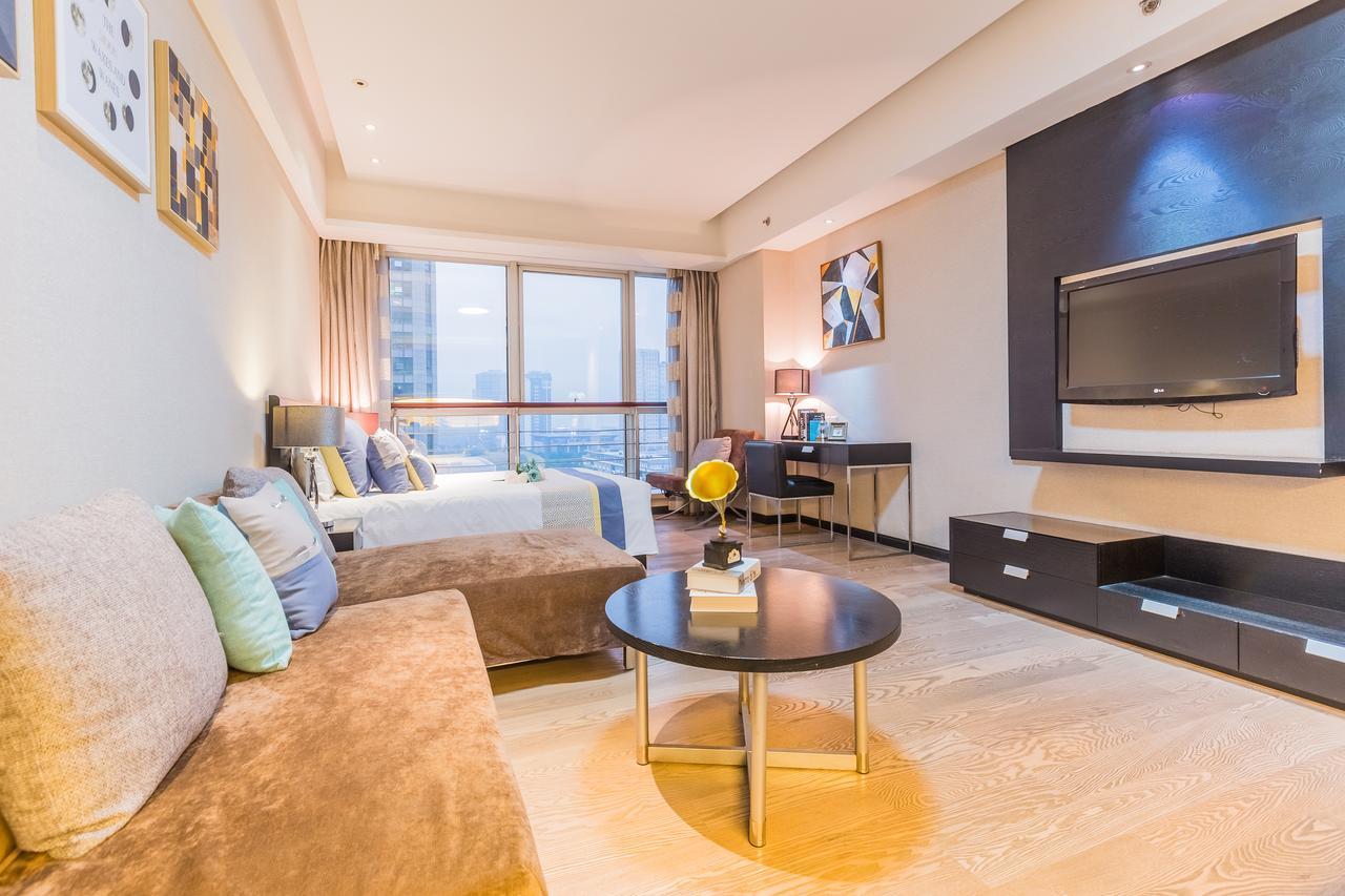 Binjiang Starlight Public Pavilion Hotel Apartment Hangzhou Buitenkant foto