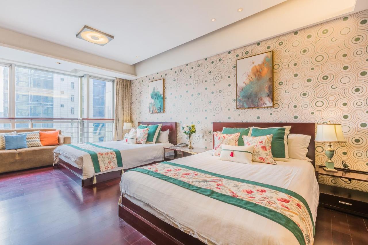 Binjiang Starlight Public Pavilion Hotel Apartment Hangzhou Buitenkant foto