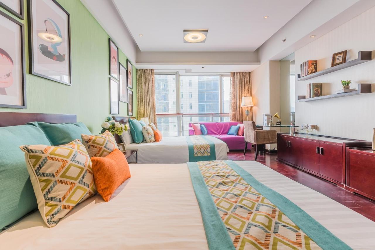 Binjiang Starlight Public Pavilion Hotel Apartment Hangzhou Buitenkant foto