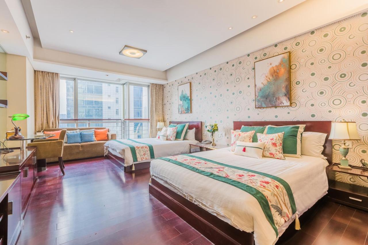 Binjiang Starlight Public Pavilion Hotel Apartment Hangzhou Buitenkant foto