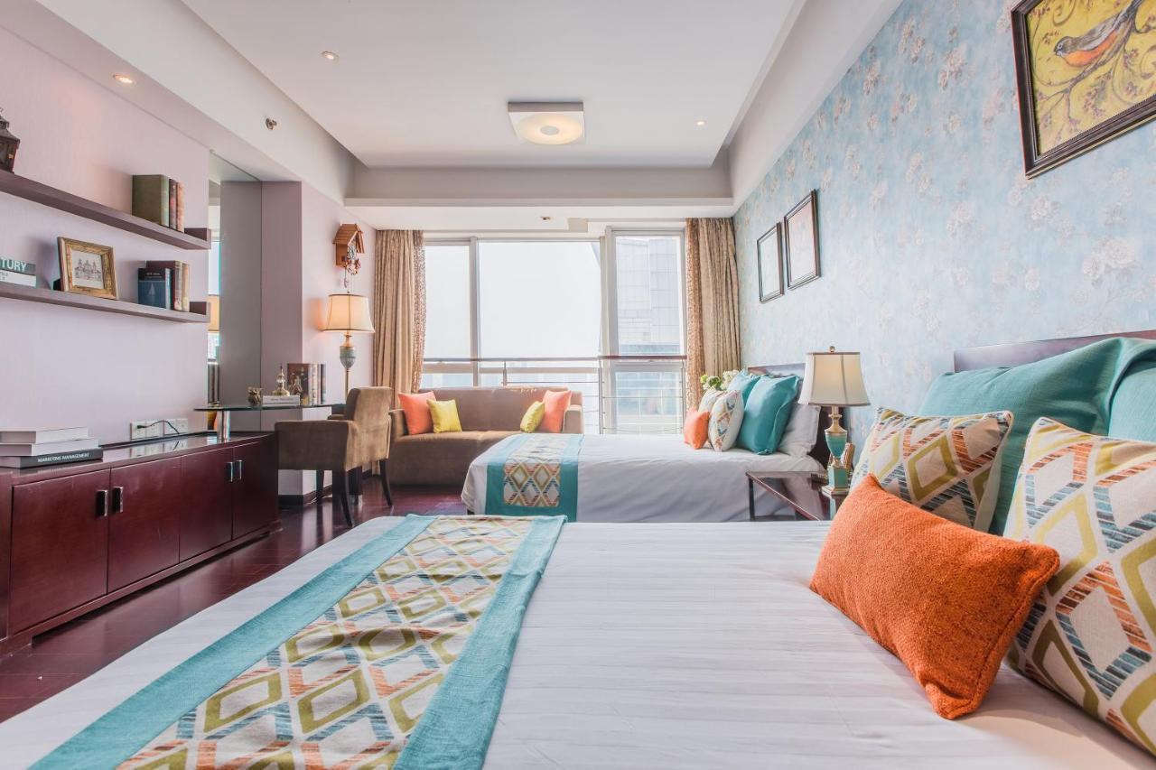 Binjiang Starlight Public Pavilion Hotel Apartment Hangzhou Buitenkant foto